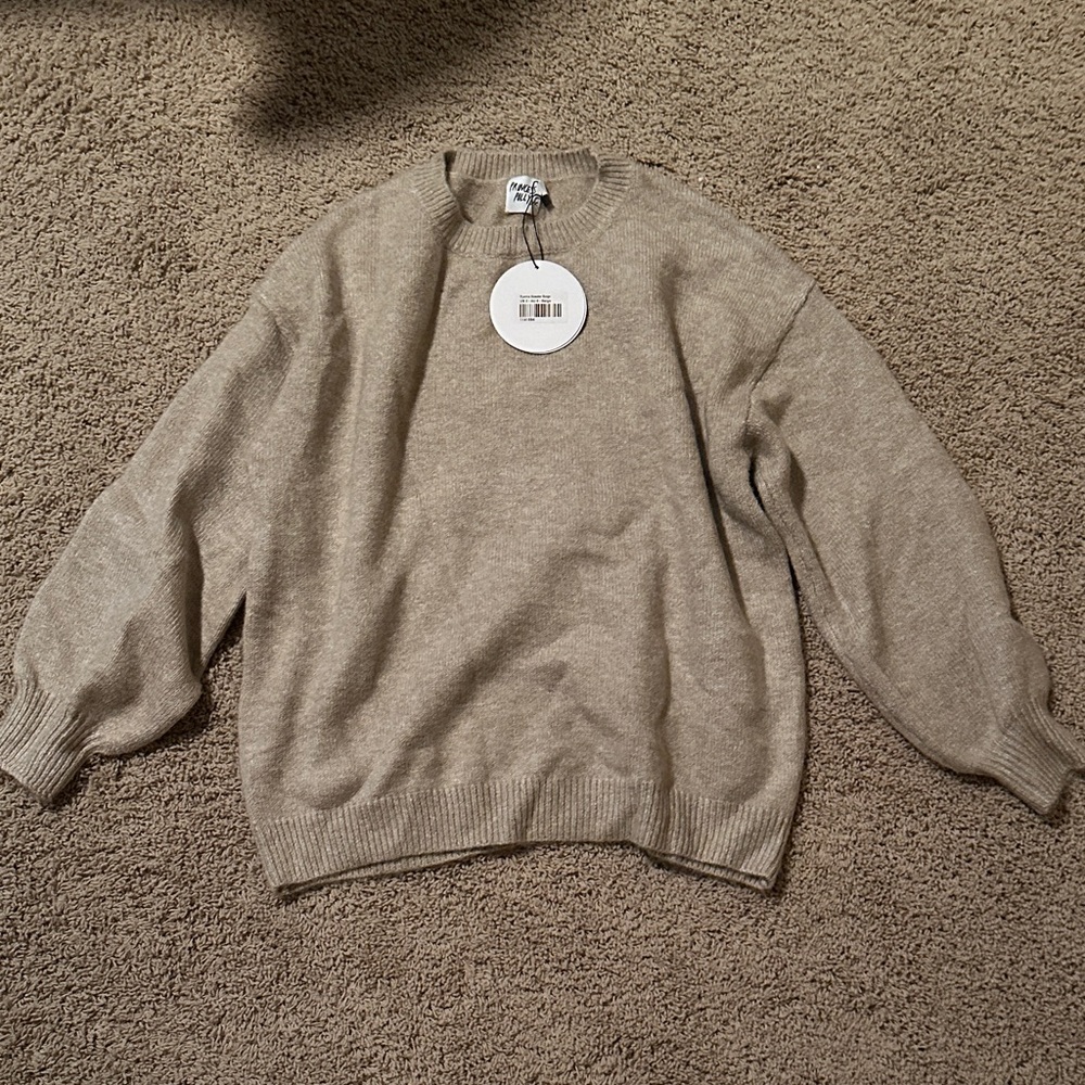 Princess Polly beige sweater